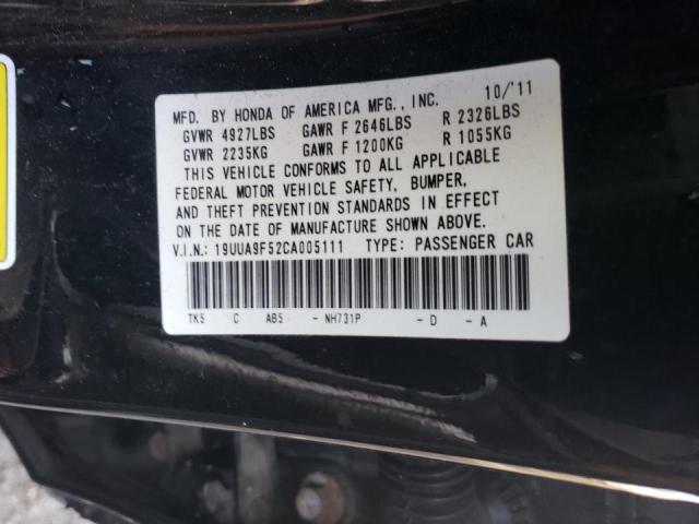 Photo 9 VIN: 19UUA9F52CA005111 - ACURA TL 