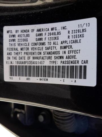 Photo 9 VIN: 19UUA9F53EA001457 - ACURA TL TECH 