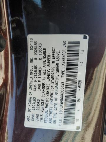 Photo 11 VIN: 19UUA9F54AA005429 - ACURA TL 