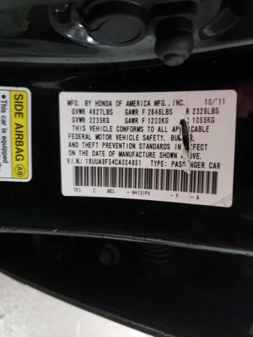 Photo 9 VIN: 19UUA9F54CA004851 - ACURA TL 