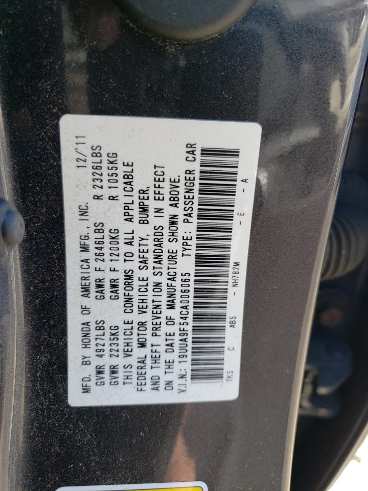 Photo 11 VIN: 19UUA9F54CA006065 - ACURA TL 