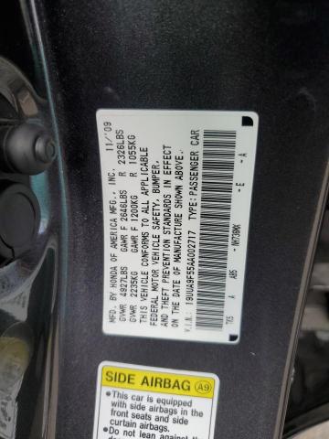 Photo 11 VIN: 19UUA9F55AA002717 - ACURA TL 