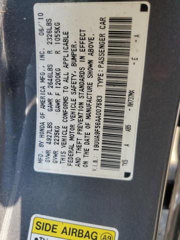 Photo 11 VIN: 19UUA9F56AA007683 - ACURA TL 