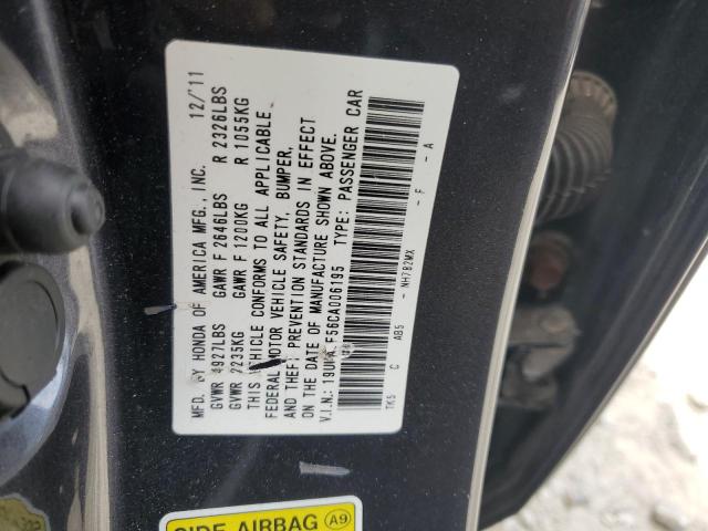 Photo 11 VIN: 19UUA9F56CA006195 - ACURA TL 