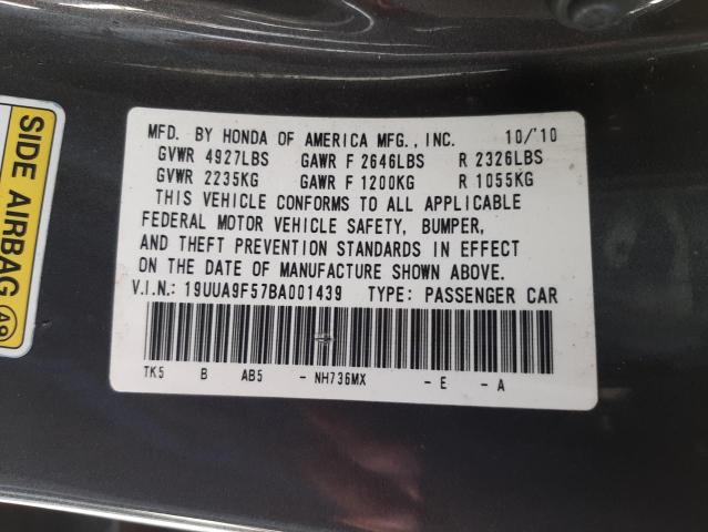 Photo 9 VIN: 19UUA9F57BA001439 - ACURA TL 