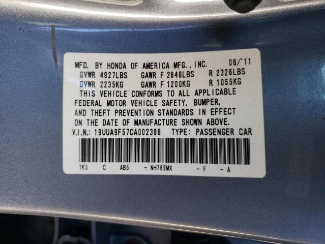 Photo 9 VIN: 19UUA9F57CA002396 - ACURA TL 