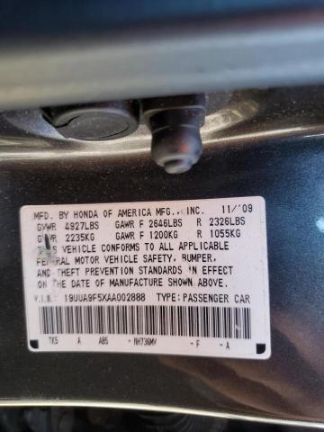 Photo 9 VIN: 19UUA9F5XAA002888 - ACURA TL 