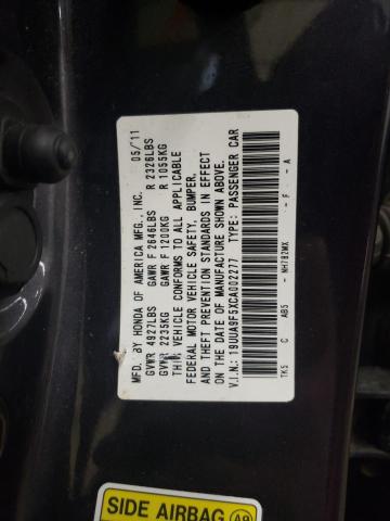 Photo 11 VIN: 19UUA9F5XCA002277 - ACURA TL 