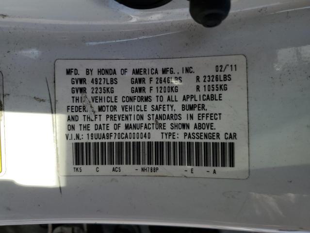 Photo 11 VIN: 19UUA9F70CA000040 - ACURA TL 