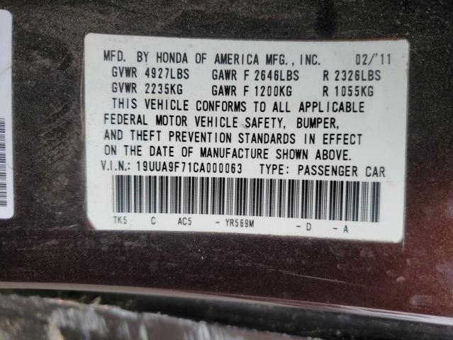 Photo 11 VIN: 19UUA9F71CA000063 - ACURA TL 