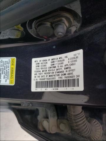 Photo 9 VIN: 19UUA9F74CA000803 - ACURA TL 