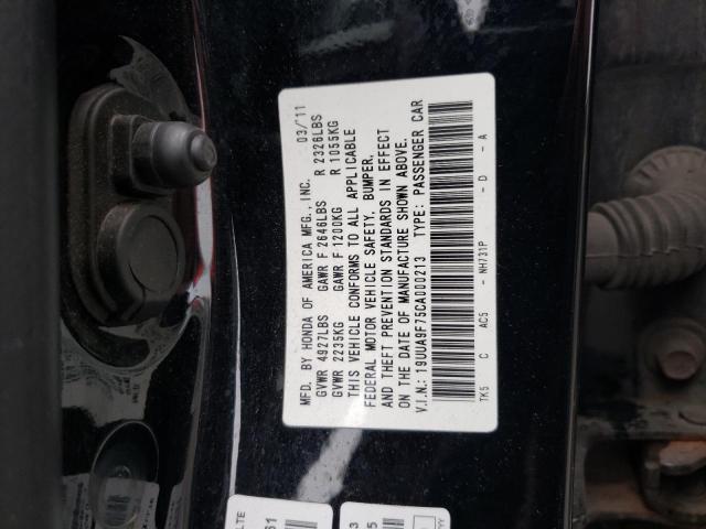 Photo 11 VIN: 19UUA9F75CA000213 - ACURA TL 