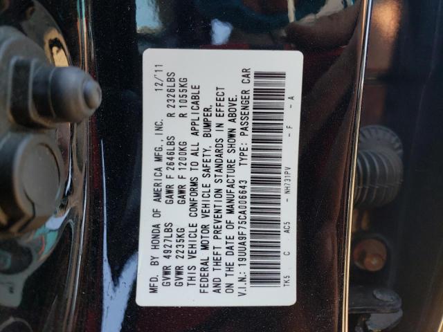 Photo 11 VIN: 19UUA9F75CA006643 - ACURA TL 