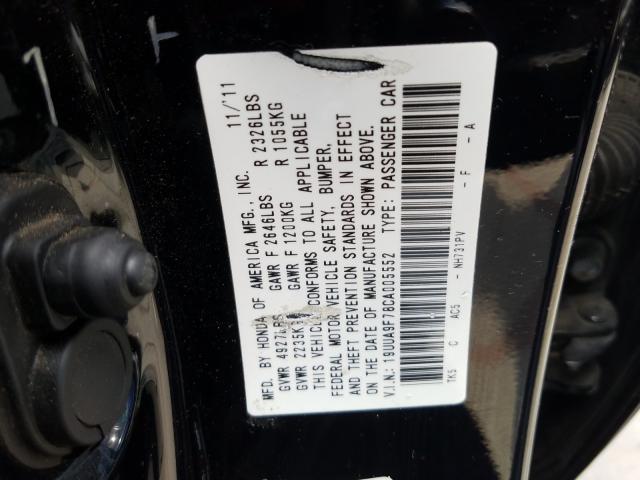 Photo 9 VIN: 19UUA9F78CA005552 - ACURA TL 