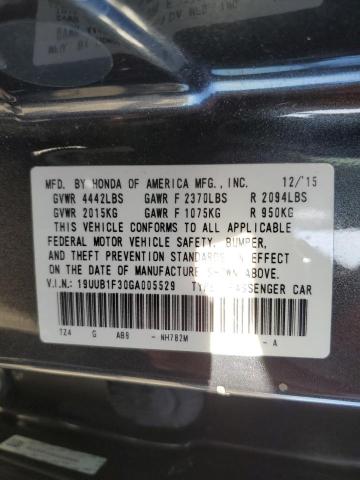 Photo 12 VIN: 19UUB1F30GA005529 - ACURA TLX 