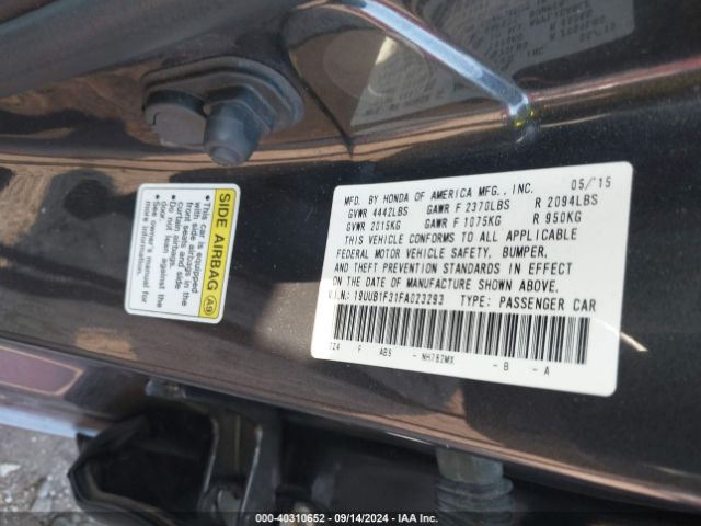 Photo 8 VIN: 19UUB1F31FA023293 - ACURA TLX 