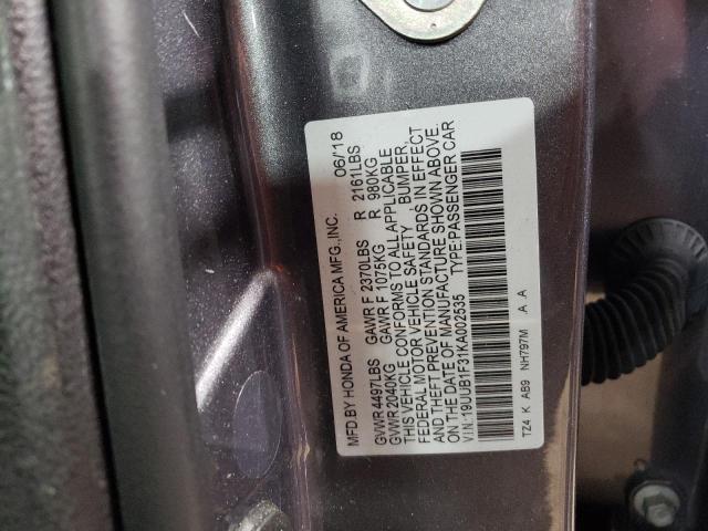 Photo 9 VIN: 19UUB1F31KA002535 - ACURA TLX 