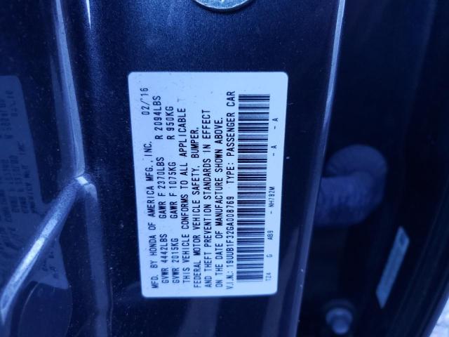 Photo 9 VIN: 19UUB1F32GA008769 - ACURA TLX 