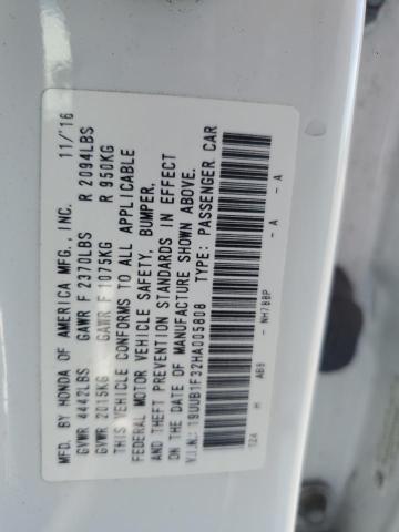 Photo 11 VIN: 19UUB1F32HA005808 - ACURA TLX 