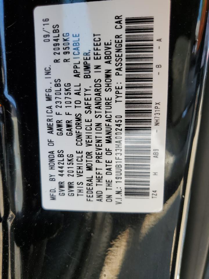 Photo 11 VIN: 19UUB1F33HA002450 - ACURA TLX 