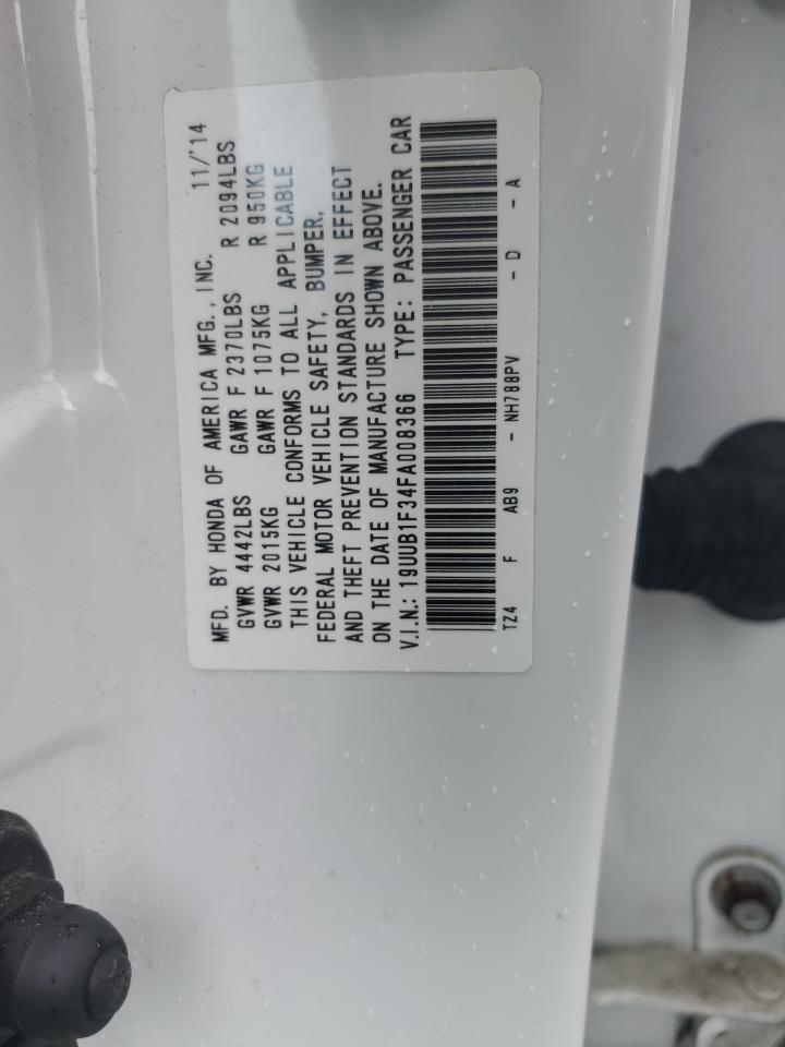 Photo 11 VIN: 19UUB1F34FA008366 - ACURA TLX 