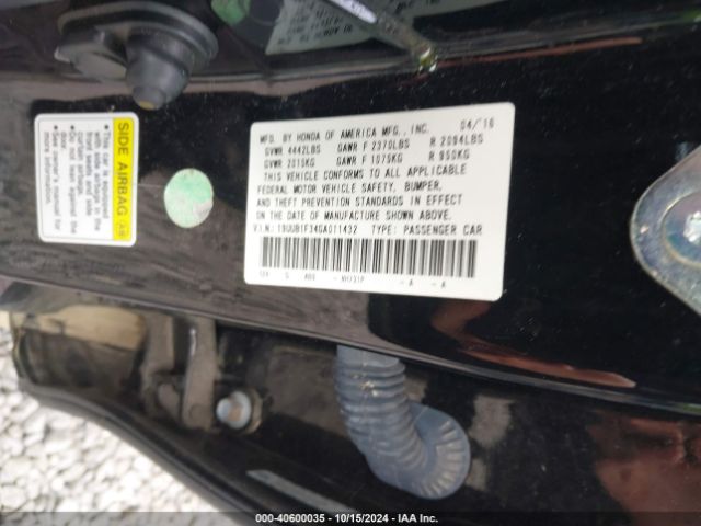 Photo 8 VIN: 19UUB1F34GA011432 - ACURA TLX 