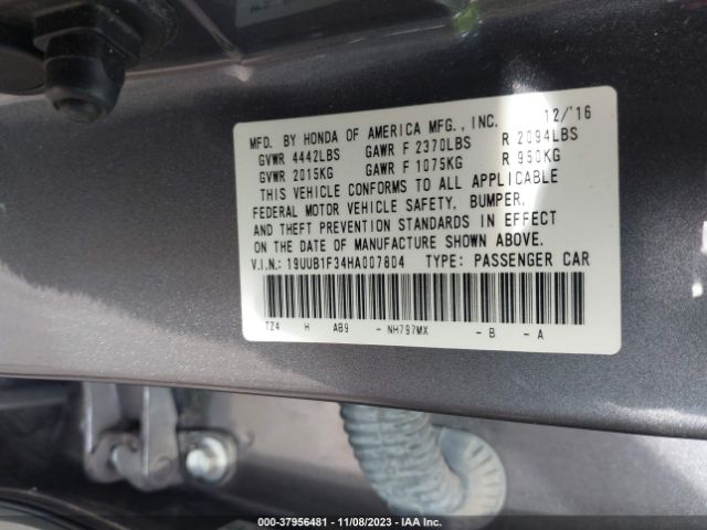 Photo 8 VIN: 19UUB1F34HA007804 - ACURA TLX 