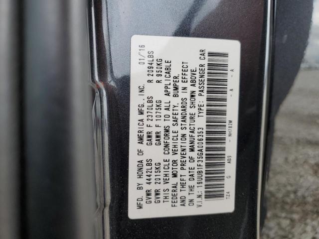 Photo 11 VIN: 19UUB1F35GA006353 - ACURA TLX 