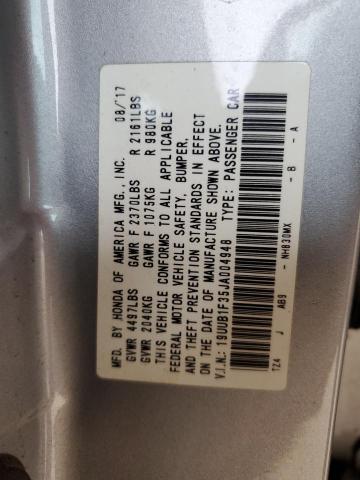 Photo 11 VIN: 19UUB1F35JA004948 - ACURA TLX 