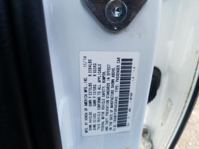 Photo 9 VIN: 19UUB1F36FA009440 - ACURA TLX 