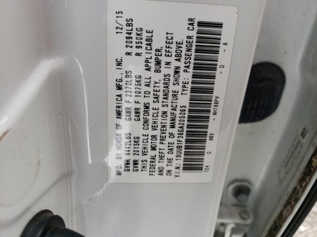 Photo 9 VIN: 19UUB1F36GA005065 - ACURA TLX 