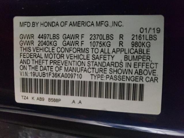 Photo 11 VIN: 19UUB1F36KA009710 - ACURA TLX 