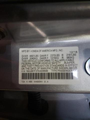 Photo 9 VIN: 19UUB1F37KA008646 - ACURA TLX 