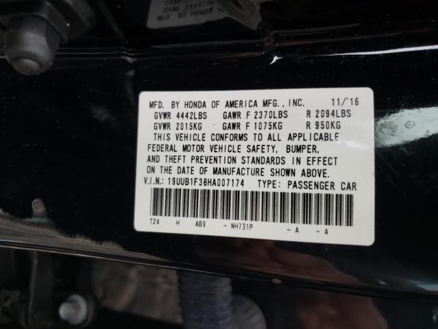 Photo 9 VIN: 19UUB1F38HA007174 - ACURA TLX 