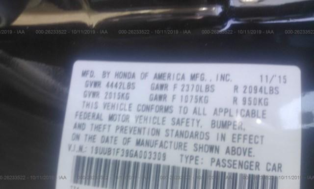 Photo 8 VIN: 19UUB1F39GA003309 - ACURA TLX 