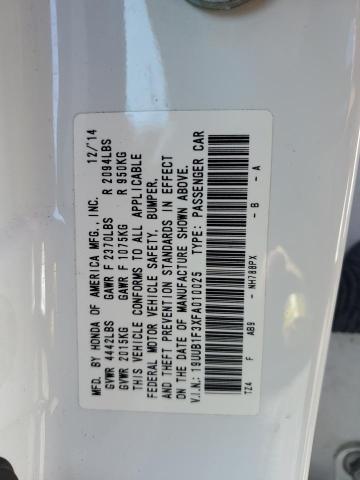 Photo 11 VIN: 19UUB1F3XFA010025 - ACURA TLX 