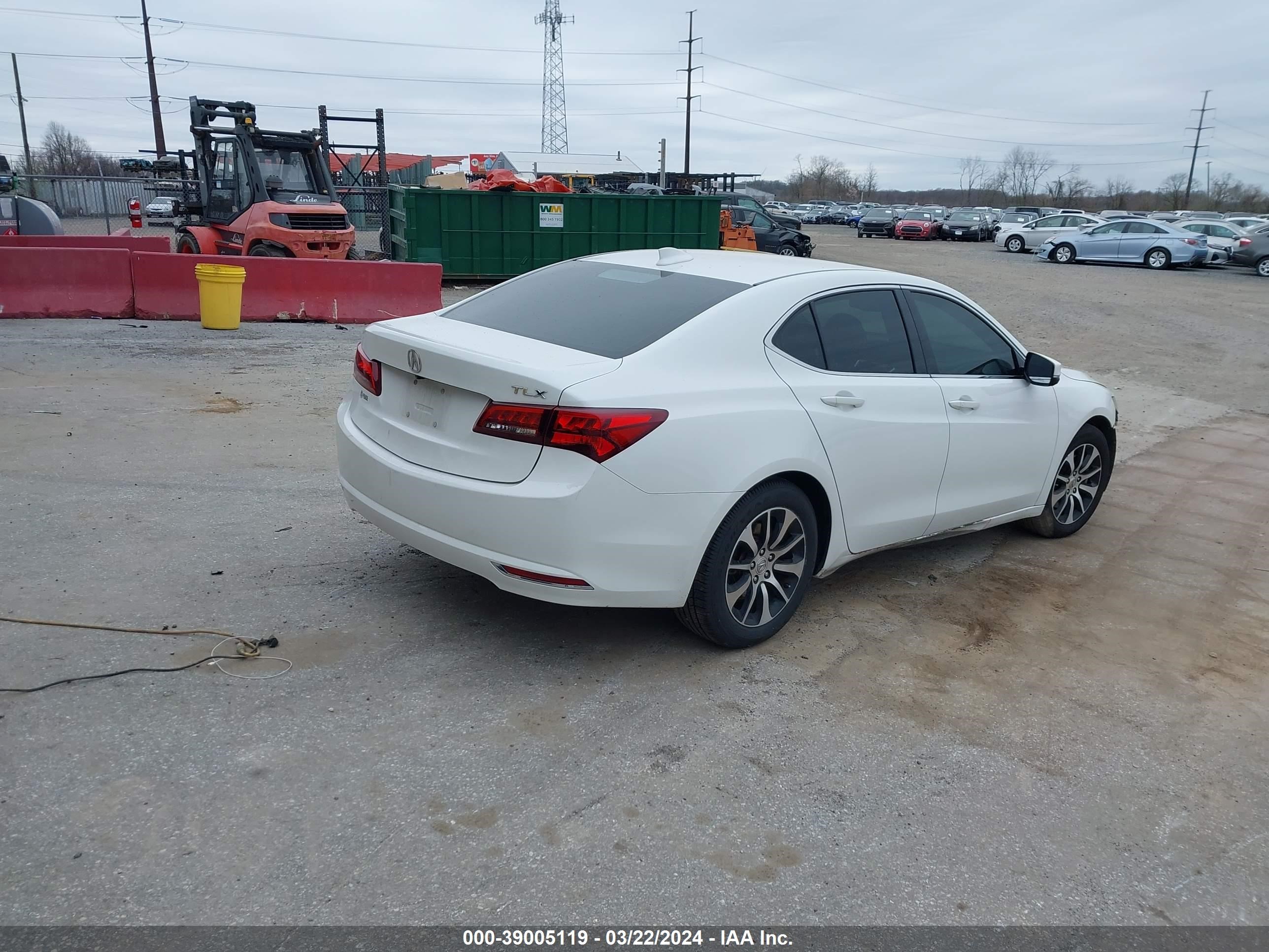 Photo 3 VIN: 19UUB1F3XFA011983 - ACURA TLX 