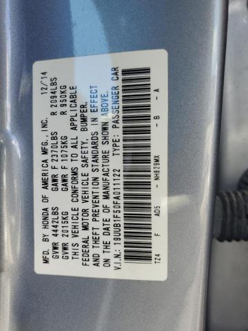 Photo 11 VIN: 19UUB1F50FA011122 - ACURA TLX TECH 