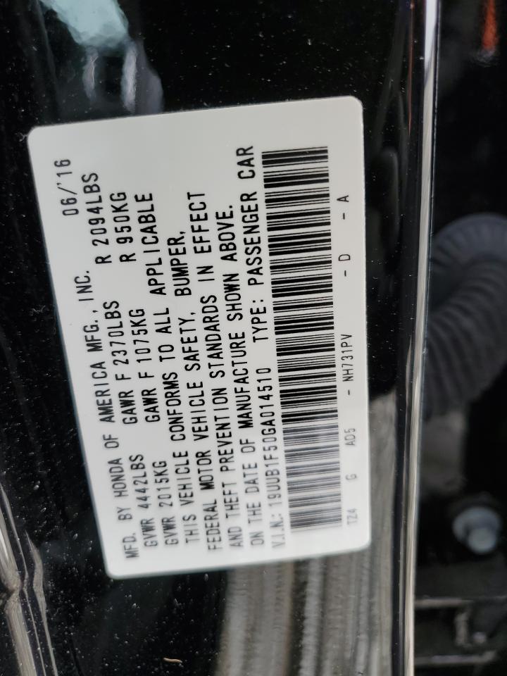 Photo 11 VIN: 19UUB1F50GA014510 - ACURA TLX 