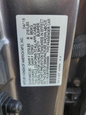 Photo 11 VIN: 19UUB1F50KA000065 - ACURA TLX TECHNO 