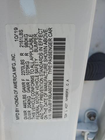 Photo 11 VIN: 19UUB1F50LA007342 - ACURA TLX TECHNO 