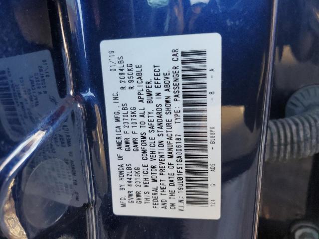 Photo 12 VIN: 19UUB1F51GA006187 - ACURA TLX 