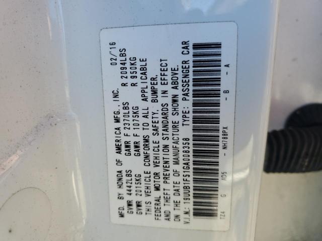 Photo 9 VIN: 19UUB1F51GA008358 - ACURA TLX TECH 