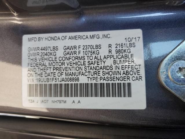 Photo 11 VIN: 19UUB1F51JA008898 - ACURA TLX 