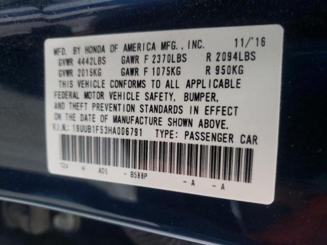 Photo 9 VIN: 19UUB1F53HA006791 - ACURA TLX TECH 