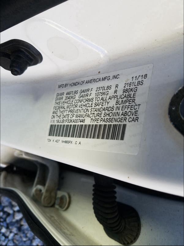 Photo 9 VIN: 19UUB1F53KA007446 - ACURA TLX 