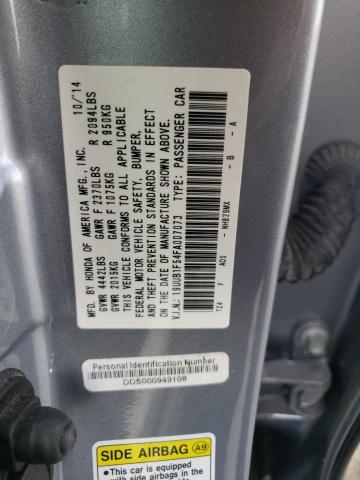 Photo 9 VIN: 19UUB1F54FA007073 - ACURA TLX TECH 