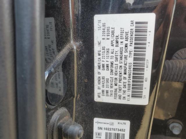 Photo 11 VIN: 19UUB1F54HA004905 - ACURA TLX TECH 