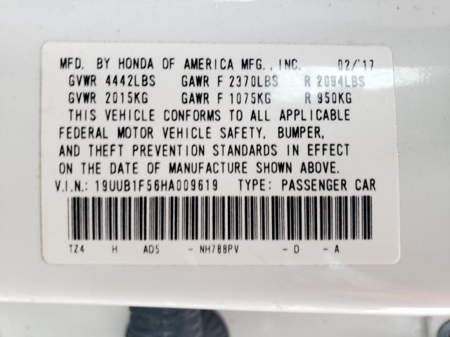 Photo 9 VIN: 19UUB1F56HA009619 - ACURA TLX TECH 