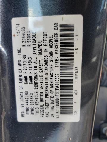 Photo 11 VIN: 19UUB1F57FA010307 - ACURA TLX 